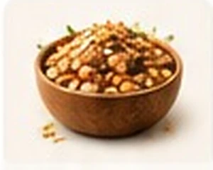 Tigela com alimentos naturais