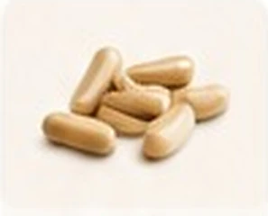 Cápsulas de suplementos naturais