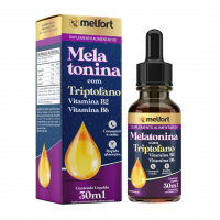 Melatonina com Triptofano, Vitamina B2 E B6 Em Gotas 30ML