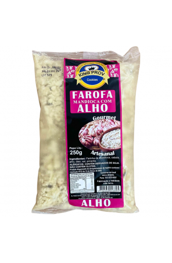 Farofa Gourmet Artesanal Alho King Prov 250g