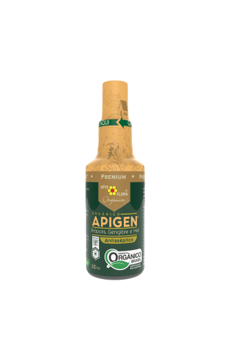 Apigen Spray Propolis Mel E Gengibre Organico Apis Flora 30Ml