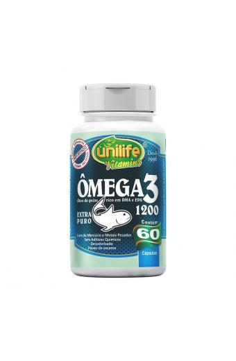 Ômega 3 1200mg - 120 Cápsulas - Unilife