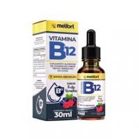 Vitamina B12 em gotas 30ml sabor frutas vermelhas - Melfort