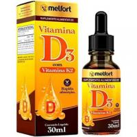 VITAMINA D3 + K2 EM GOTAS MELFORT 30ML