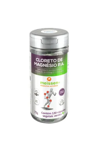 Cloreto De Magnésio Pa 60 Cápsulas 500Mg - Meissen