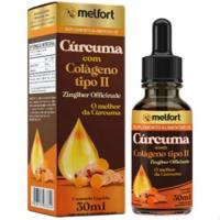 Cúrcuma com colágeno tipo II em gotas 30ml - melfort