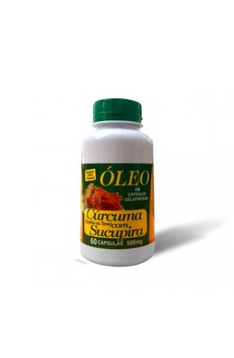 Óleo De Cúrcuma E Sucupira Nutrifonte 60capsulas