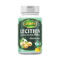 Lecitina de Soja 900mg Lecithin Unilife 60 cápsulas