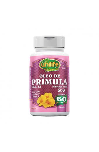 Óleo De Prímula 500mg 60 Cápsulas - Unilife