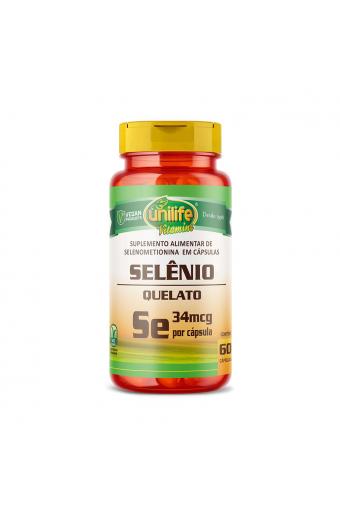 Selênio Quelato  60 Cápsulas 500mg - Unilife