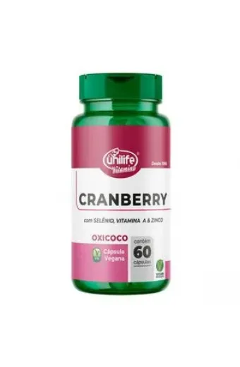 Cranberry Antioxidante 500mg 60 Cápsulas - Unilife