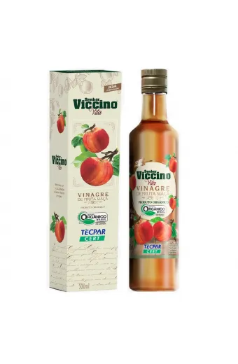 Vinagre de Maçã Orgânico Sr. Viccino 500ml 4% Acidez