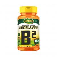 Vitamina B2 Riboflavina Unilife 60 cápsulas