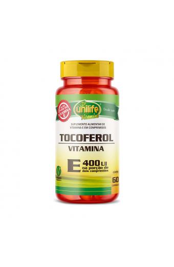 Vitamina E Tocoferol Unilife 60 cápsulas