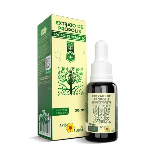Extrato De Própolis Verde 70 Apisflora 30ml
