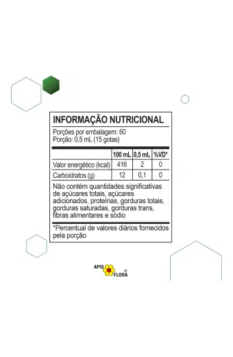 Extrato De Própolis Verde 70 Apisflora 30ml