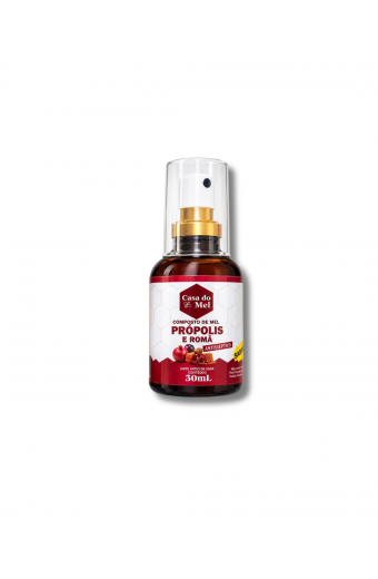 Spray Composto de Própolis, Romã e Mel Casa do Mel 30ml