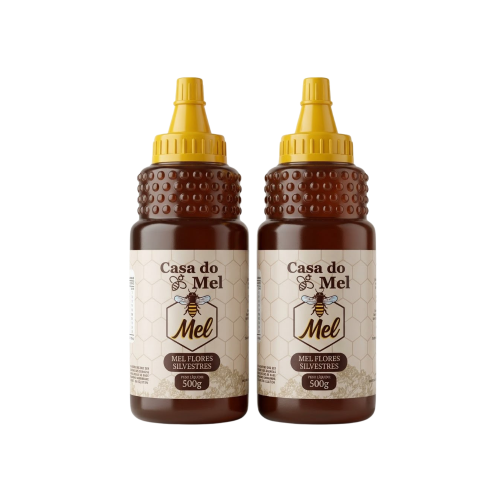 Kit 2 Mel Casa do Mel 500g Eucalipto