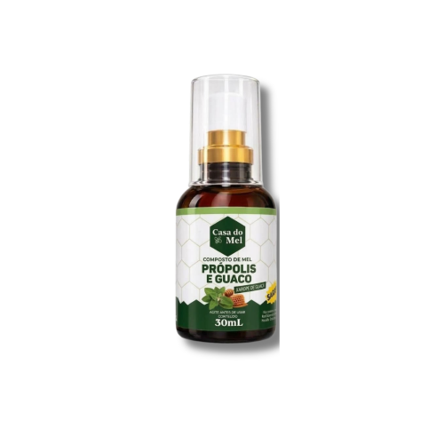 Spray Composto de Própolis, Guaco, Menta  e Mel Casa do Mel 30ml