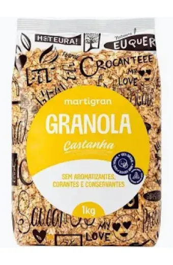 Granola Martigran 1kg - Castanhas