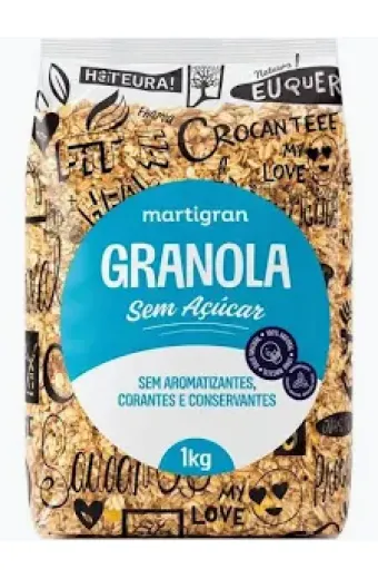 Granola Martigran 1kg - Sem Açucar