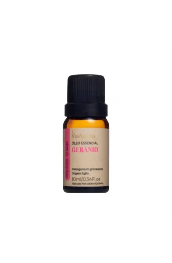 Óleo Essencial Gerânio Via Aroma 10ml