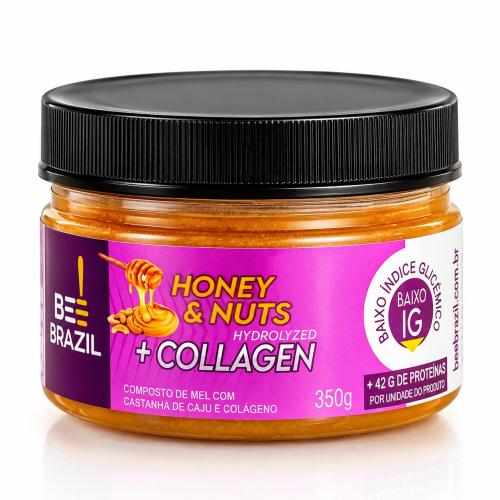 Honey+Nuts - Castanha de Caju + Colageno 350g