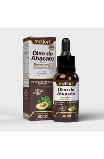 Óleo De Abacate Com Coenzima Q10 + Resveratrol + Niacina Melfort 30ml