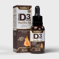 VITAMINA D3 + K2 EM GOTAS MELFORT 30ML