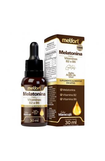 Melatonina com Triptofano, Vitamina B2 E B6 Em Gotas 30ML