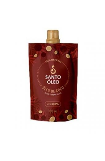 Óleo De Coco Extra Virgem Da Película Santo Óleo 100ml