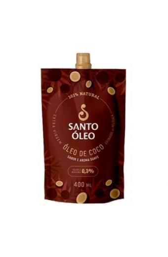 Óleo De Coco Extra Virgem Da Película Santo Óleo 400ml