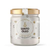 Óleo De Coco Extra Virgem Da Polpa 200ml Santo Óleo