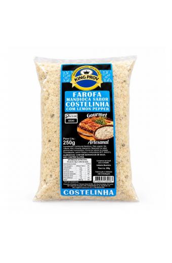 Farofa Gourmet Artesanal Costelinha com Lemon Pepper King Prov 250g