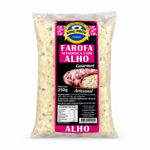 Farofa Gourmet Artesanal Alho King Prov 250g