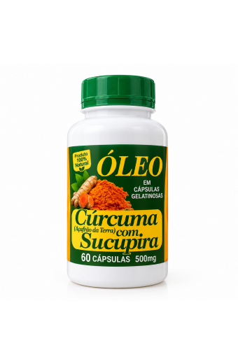 Óleo De Cúrcuma E Sucupira Nutrifonte 60capsulas