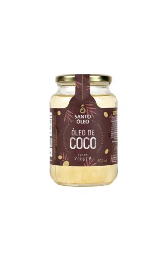 Óleo De Coco Extra Virgem Da Película Santo Óleo 500ml