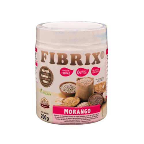 FIBRIX - Regulador Intestinal Vegano Sabor Morango 200g 
