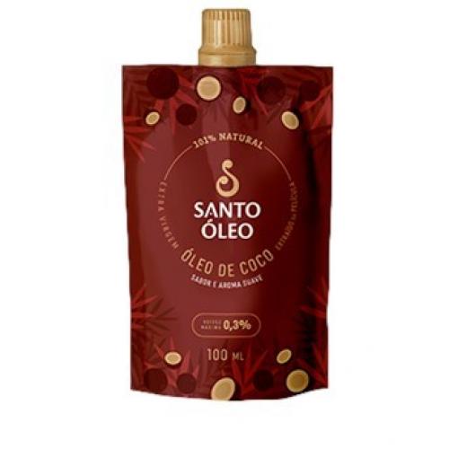 Óleo De Coco Extra Virgem Da Película Santo Óleo 100ml