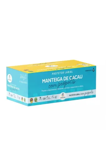 Protetor Labial Manteiga de Cacau com Própolis Display c/ 50un