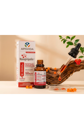 Nanoprópolis Extrato de Própolis Vermelha 20mL | Alta Absorção