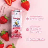 Extrato Aquoso de Própolis e Mel Sabor Morango Propoflex Kids 30mL