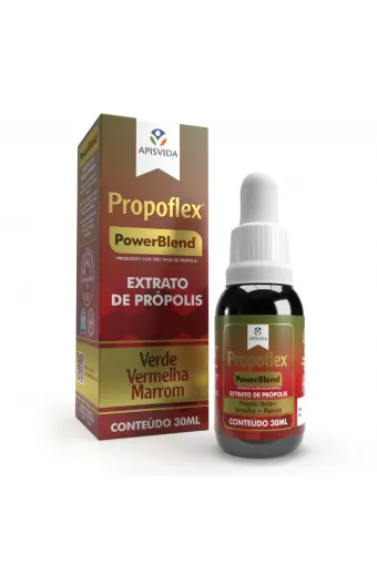 Extrato de Própolis PowerBlend Propoflex 30mL ApisVida| Verde, Vermelha e Marrom