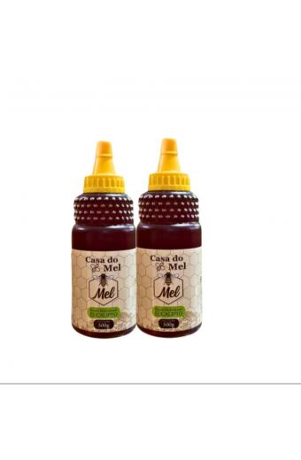 Kit 2 Mel Casa do Mel 500g Eucalipto