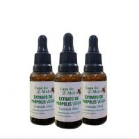 Kit 3 Extrato de Própolis Verde 30ml Casa do Mel