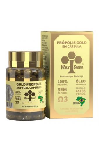 Própolis Verde Gold 87% Extrato - 90 Caps - Wax Green