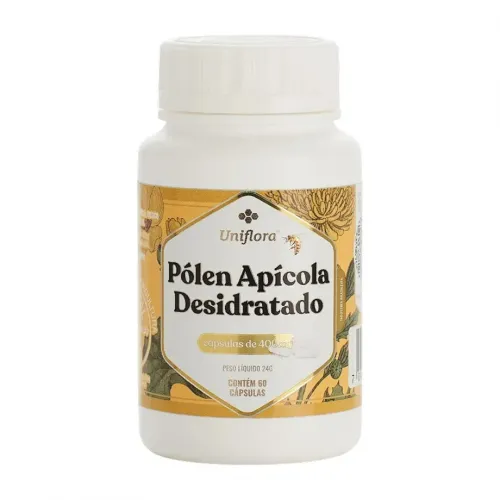 Pólen Apícola Desidratado 400mg - 60 Cápsulas