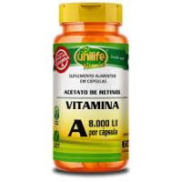 Vitamina A Retinol Unilife 60 cápsulas