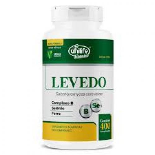 levedo de cerveja (450mg) 400 comprimidos - unilife