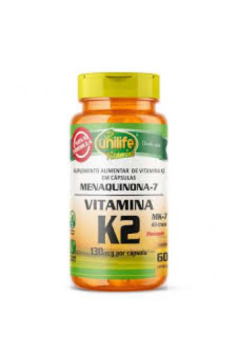 Vitamina K2 Menaquinona 60 Cápsulas 130mg - Unilife
